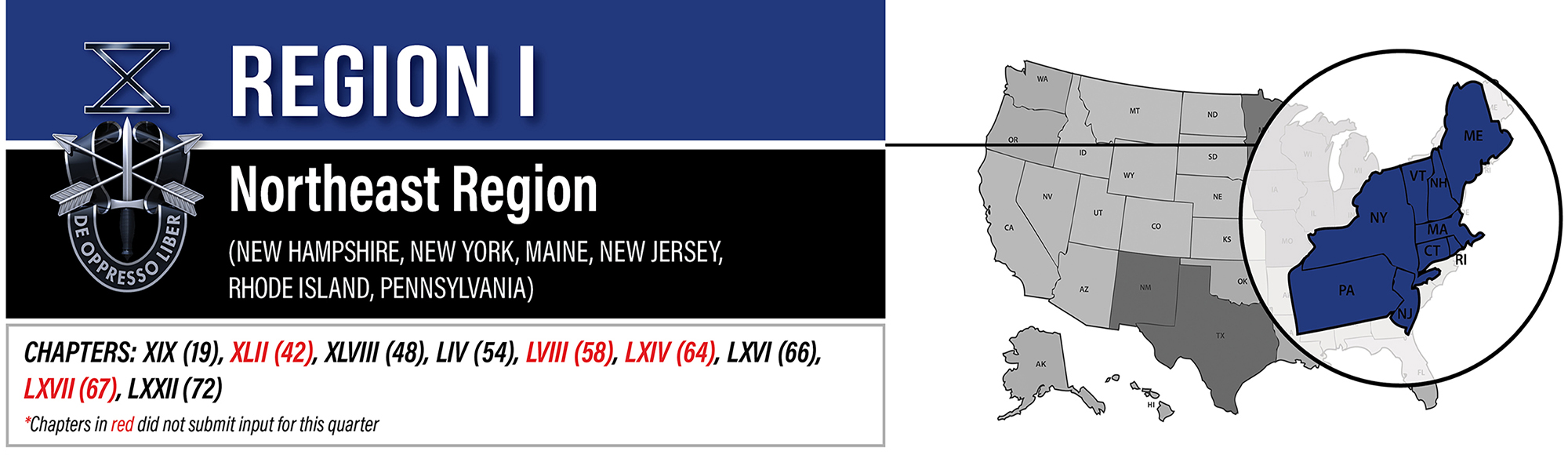 Region I banner